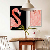 Paint by Numbers Flamingo Graphic